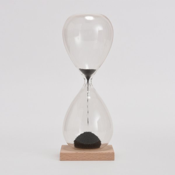 砂時計 1分計 マグネティックアート☆砂鉄が彩るユニークなインテリア