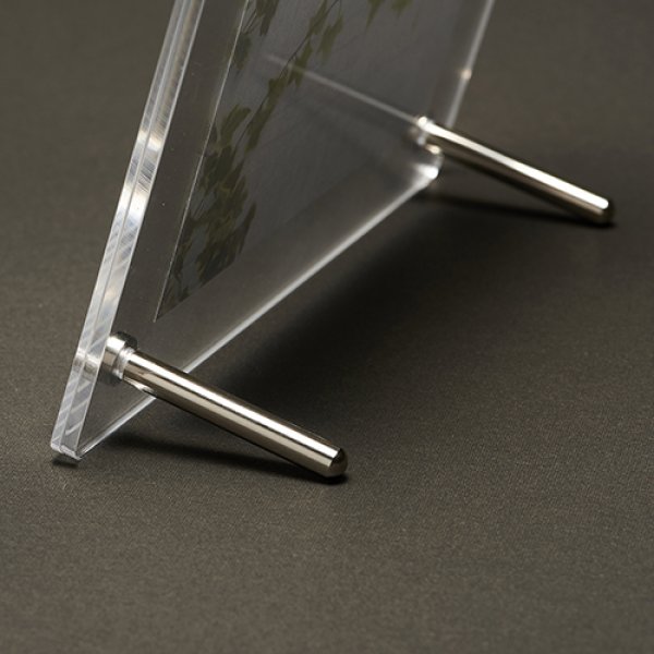 アクリルフォトフレーム 写真立て サービスL判サイズ 推奨127mm×89mm サービスL判 シンプル クリア スタンド付き ピクチャーフレーム フォトフレーム 卓上 750-001