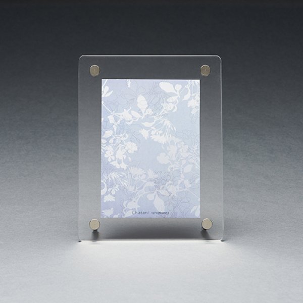 アクリルフォトフレーム 写真立て サービスL判サイズ 推奨127mm×89mm サービスL判 シンプル クリア スタンド付き ピクチャーフレーム フォトフレーム 卓上 750-001