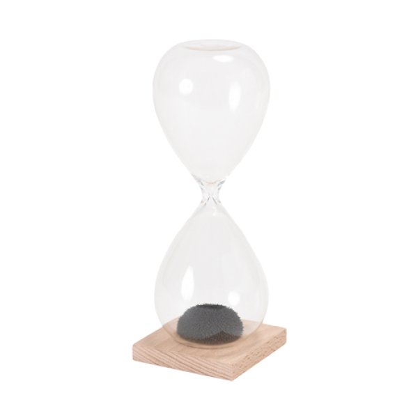 砂時計 1分計 マグネティックアート☆砂鉄が彩るユニークなインテリア