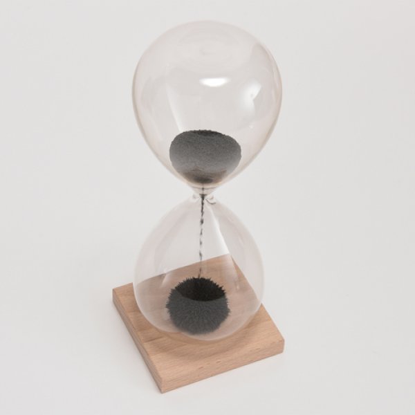 砂時計 1分計 マグネティックアート☆砂鉄が彩るユニークなインテリア