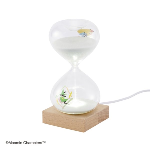 ムーミン 砂時計15分計 LEDライト付