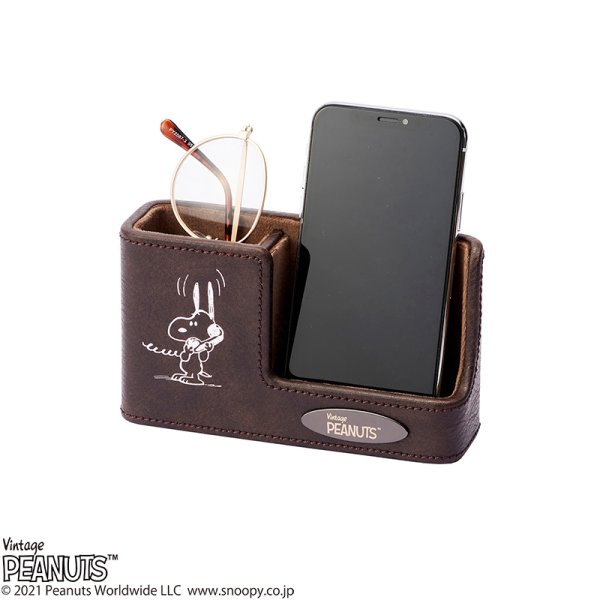 スヌーピー スマホ&メガネスタンド