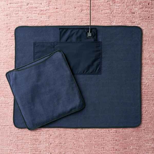 USBホットブランケット ネイビー
