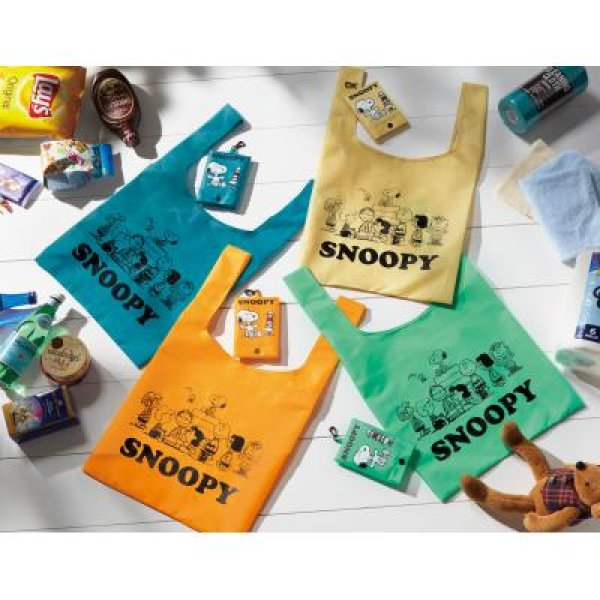 ファミリーキャラクター ポーチ付きエコバッグ