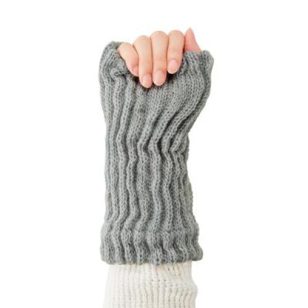 シルク混アンクルウォーマー2枚組