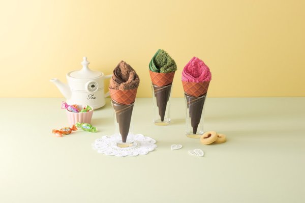リッチチョコ ソフトクリームタオル