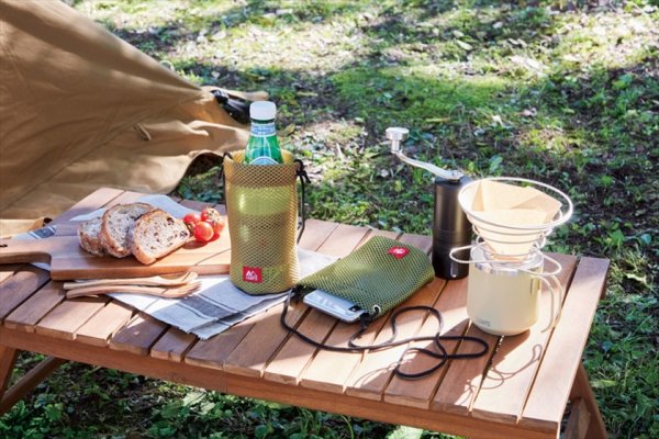 キャンプス メッシュボトルホルダー