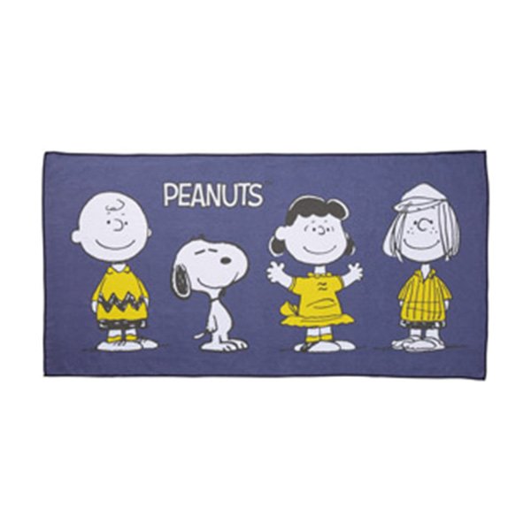 スヌーピーライン バスタオル