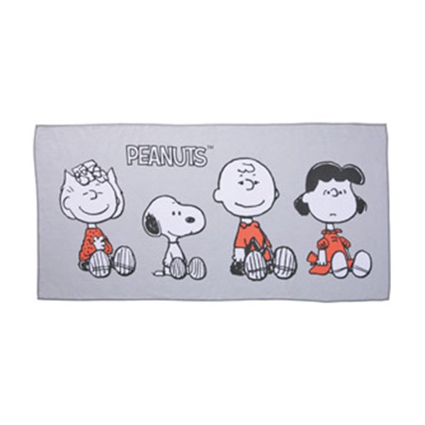 スヌーピーライン バスタオル