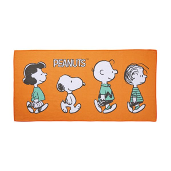 スヌーピーライン バスタオル