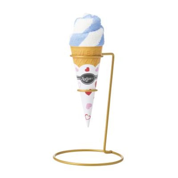 まるでソフトクリームなミニタオル1枚