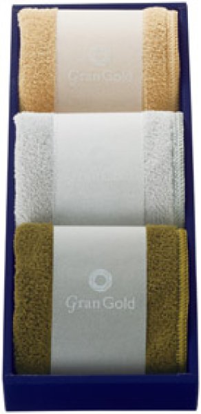 グランゴールド ソフトハンカチタオル3枚組