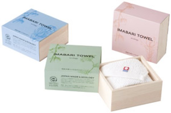 国産木箱入 今治やさしいハンドタオル