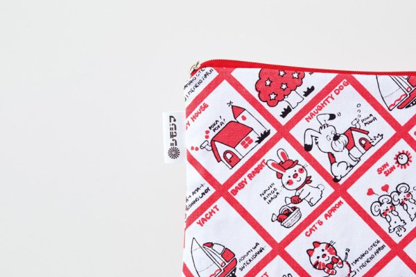 チャーミーレトロ コットンポーチ