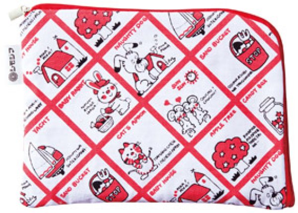 チャーミーレトロ コットンポーチ