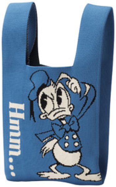 ミッキー＆ドナルド ニットバッグ
