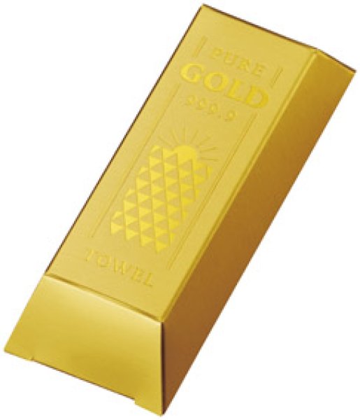 ゴージャス ゴールドバータオル