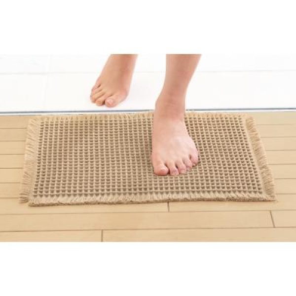 ワッフルバスマット