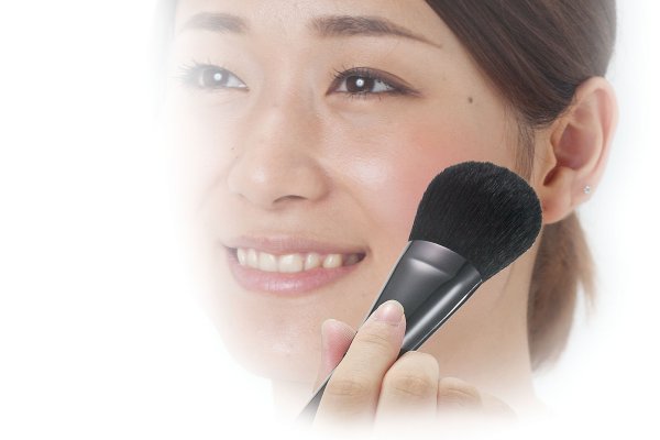 画像3:  熊野化粧筆セット　筆の心　ブラシ専用ケース付き  (3)