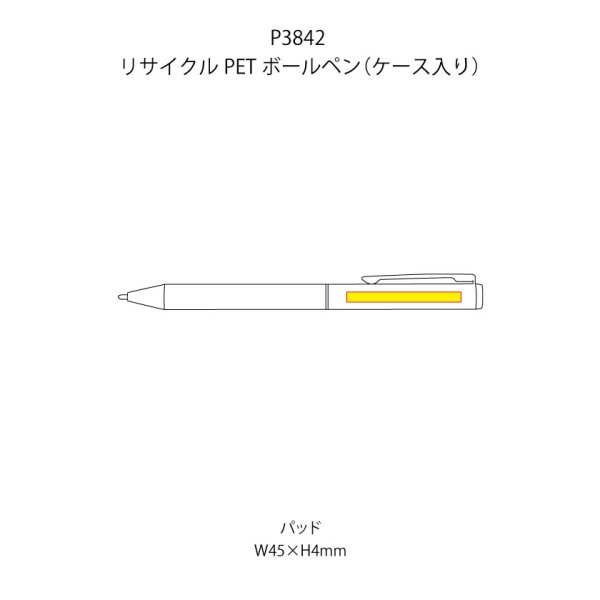 リサイクルPETボールペン（ケース入り）